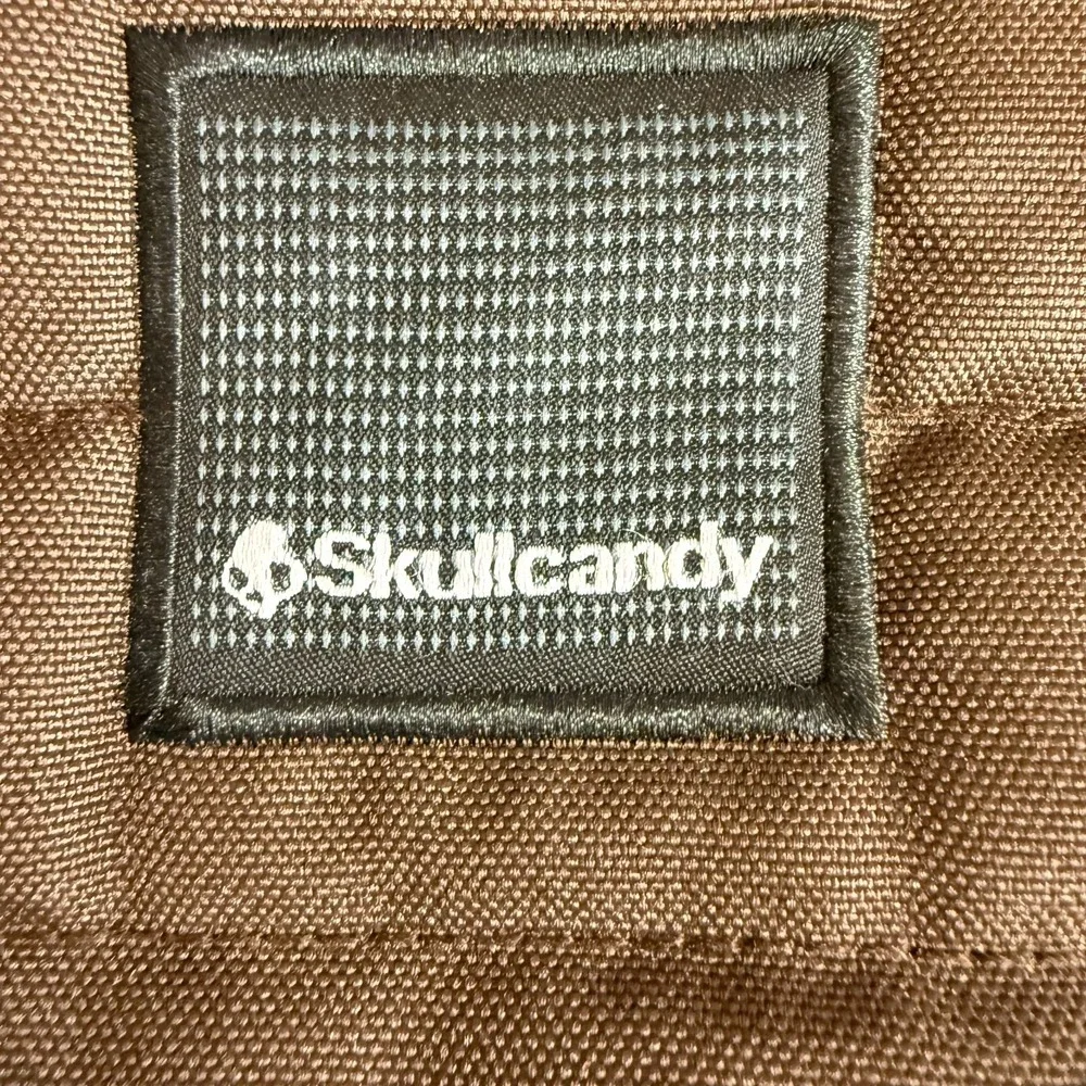 Skullcandy Backpack Brown Rasta Colors Laptop‎ Bag Retro Style Skull Logo grunge